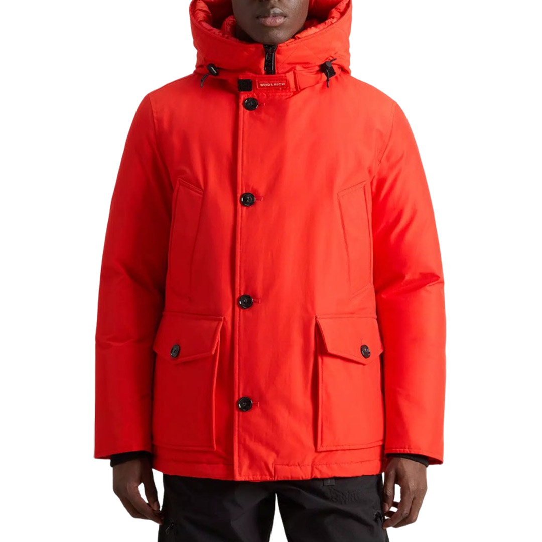 Woolrich Parka Arctic Anorak Rosso Woou0771Mr 131450