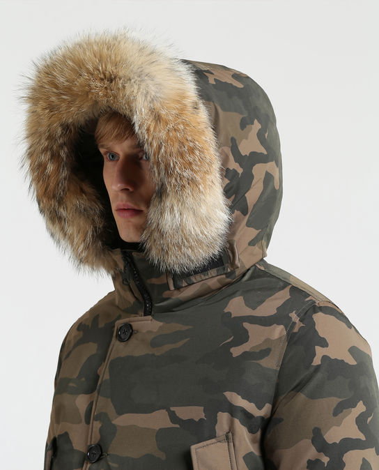 Woolrich on sale camo parka