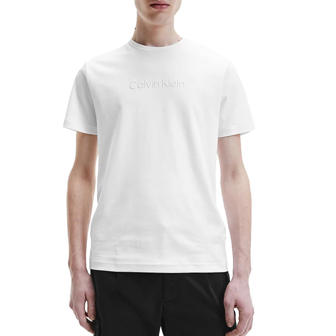 Calvin Klein T-Shirt Con Logo Bianco K10K109802 64978