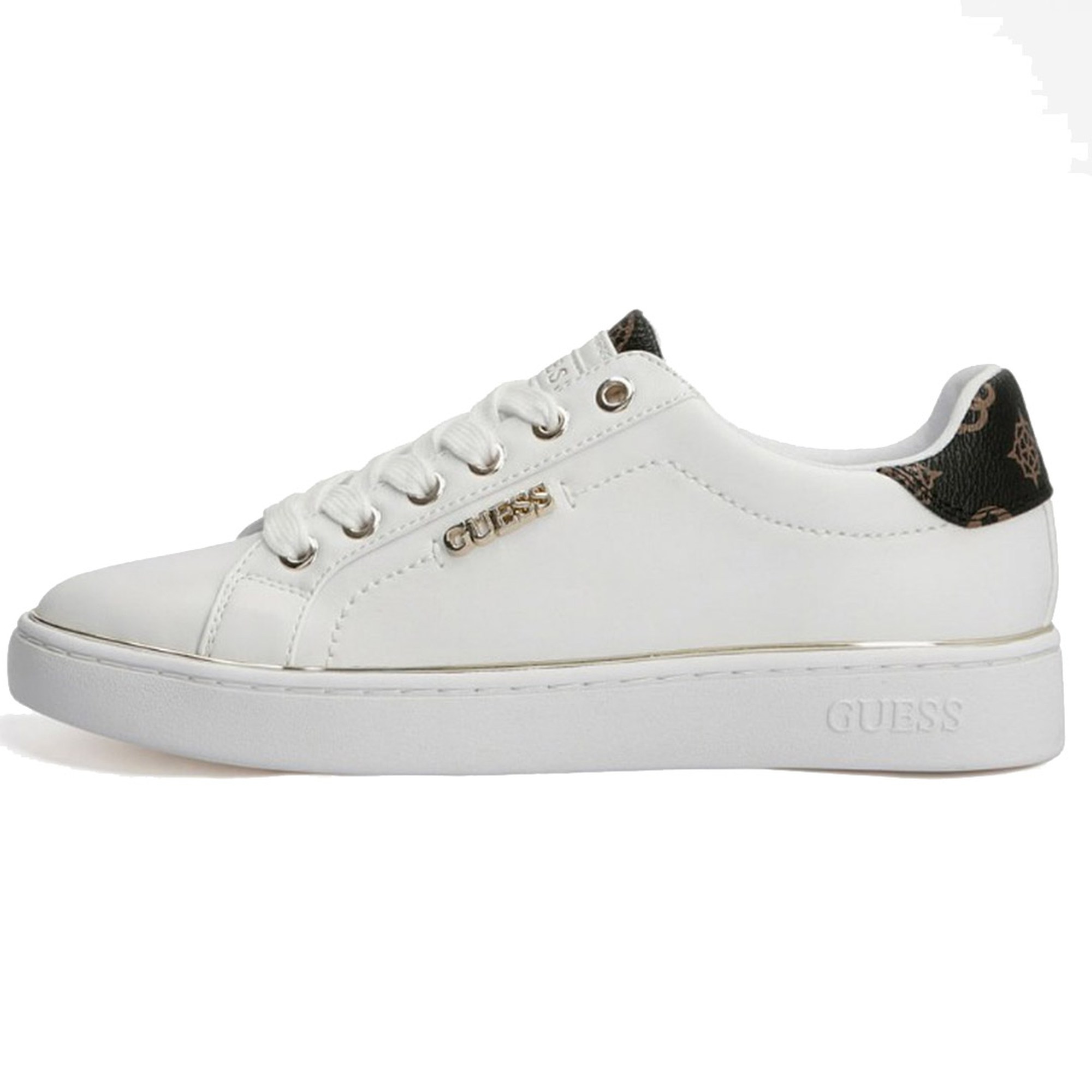 guess beckie logo print sneaker